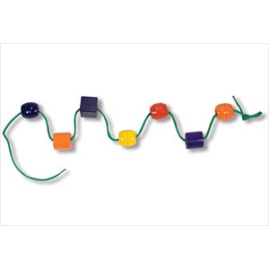 Premières grosses perles en bois