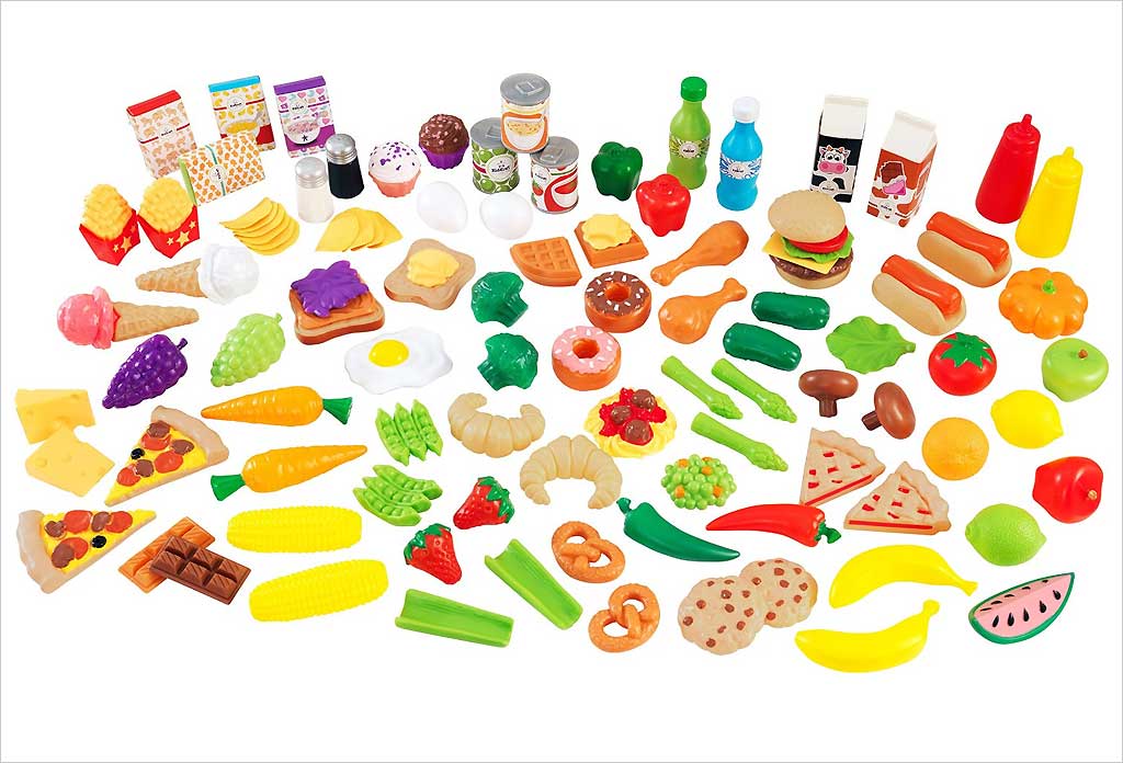 115 jouets aliments en plastique