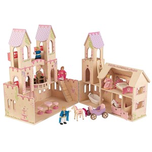 Maison poupées château princesse