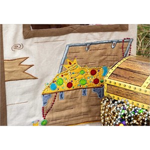 Petite cabane de pirate en tissu