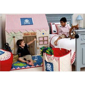 Petite cabane de pirate en tissu