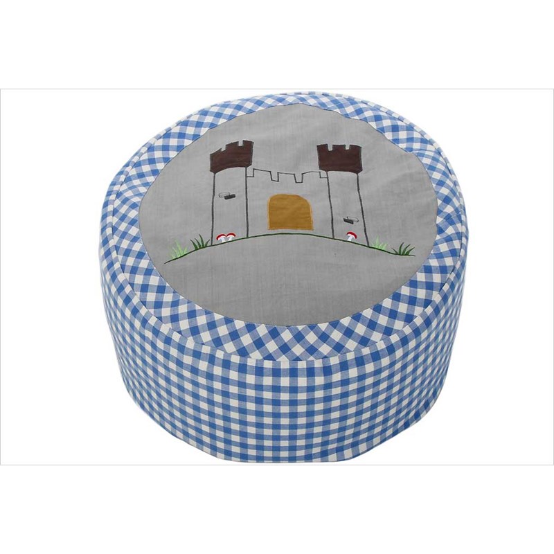 Pouf château fort win green