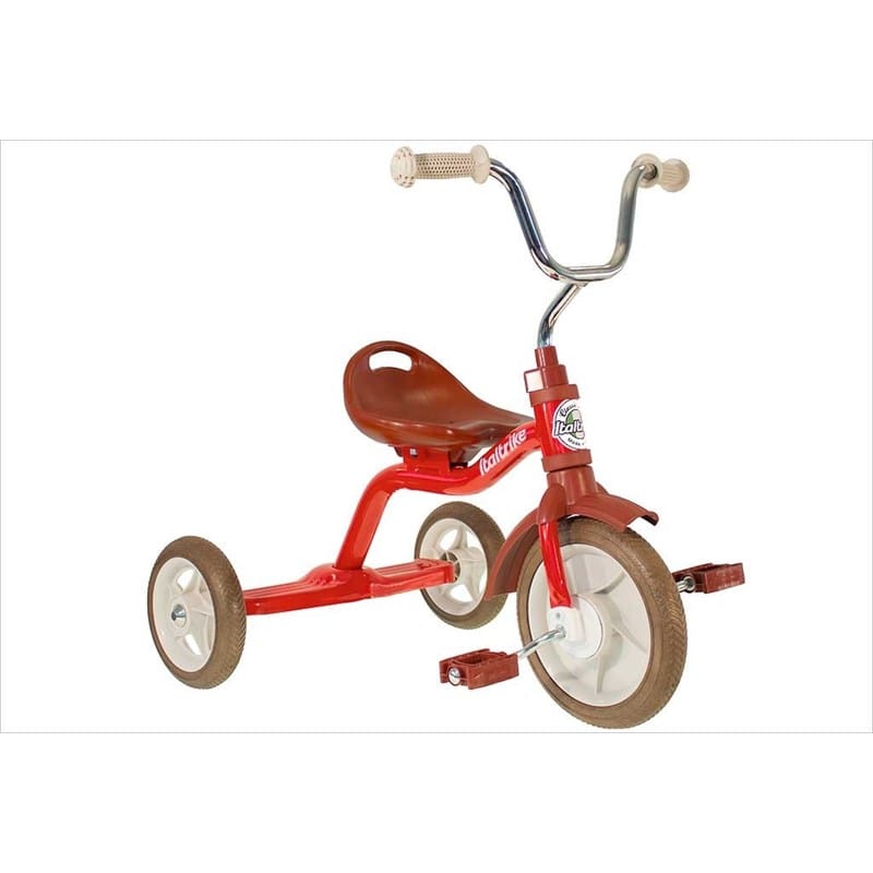 Tricycle classique en métal rouge