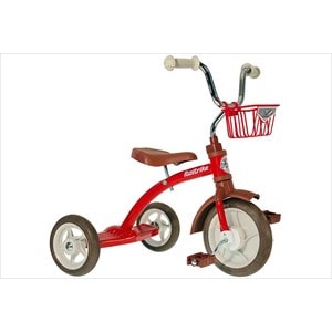 Tricycle rétro en métal rouge