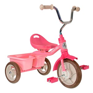 Tricycle rose avec benne