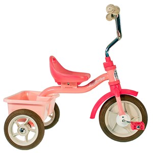 Tricycle rose avec benne