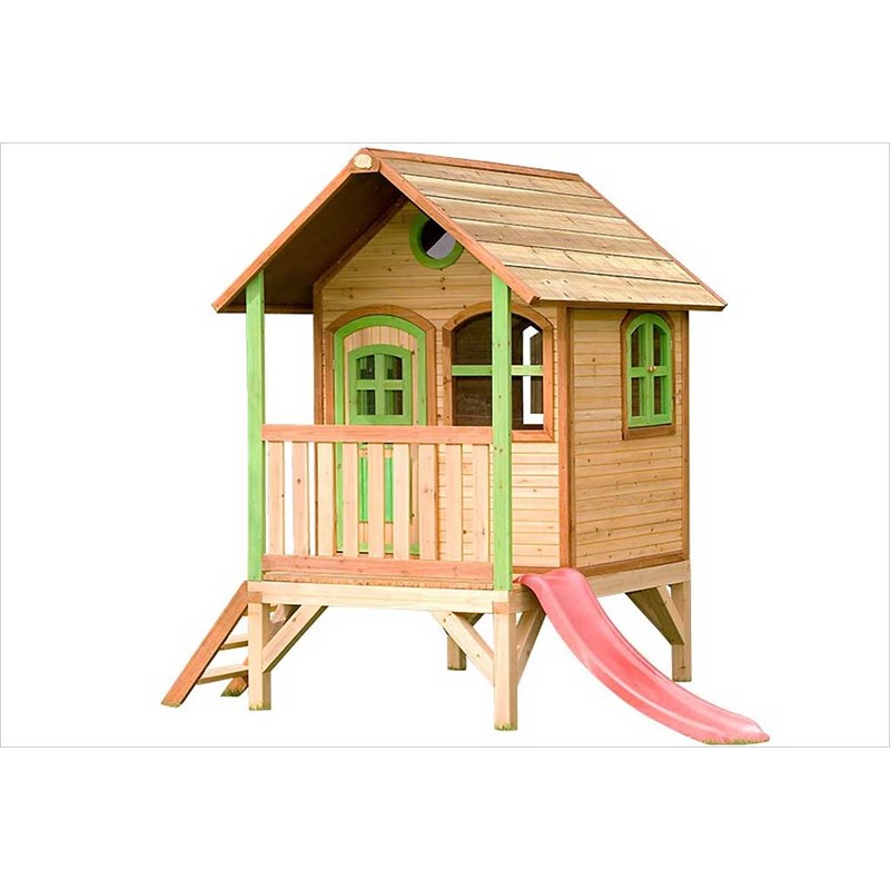 Cabane enfant en bois sur pilotis tom