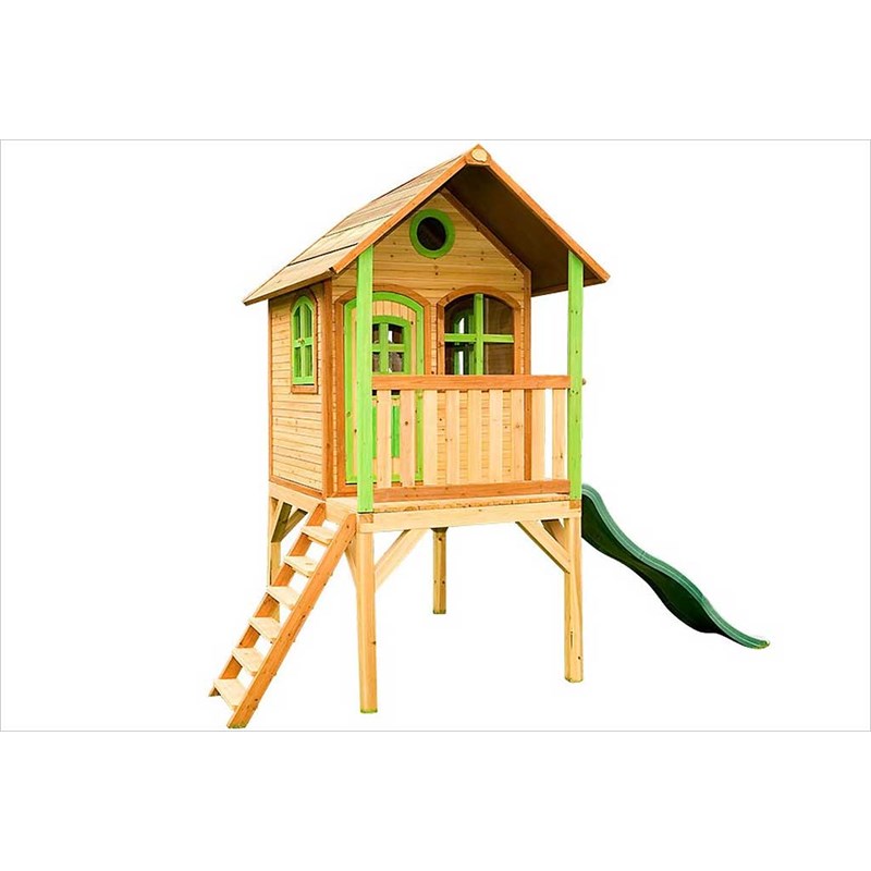 Cabane enfant en bois sur pilotis laura