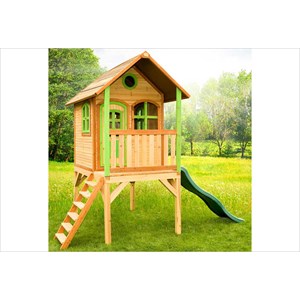 Cabane enfant en bois sur pilotis laura