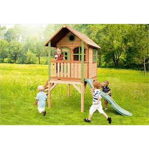 Cabane enfant en bois sur pilotis laura