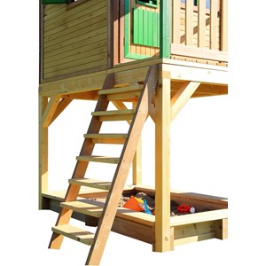 Haute cabane en bois enfant sarah