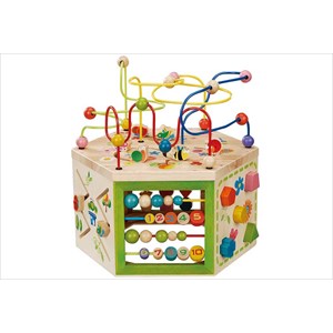 Grand cube d'activités bois 7-en-1 evere