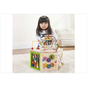 Grand cube d'activités bois 7-en-1 evere