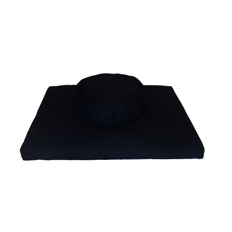 Tortue de jade - Coussin zafu et tapis zabuton en coton b