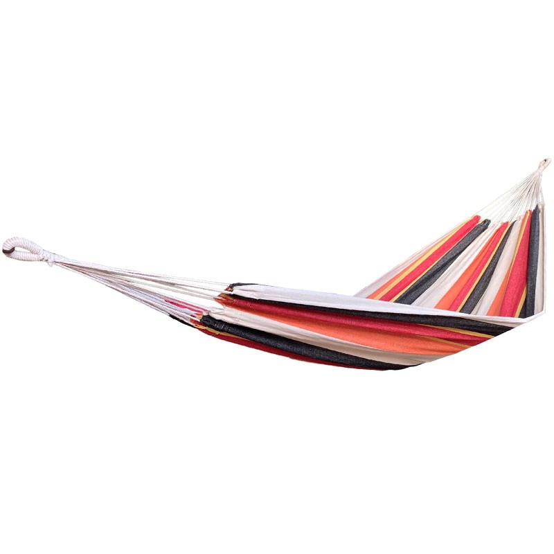 Hamac - Hamac double rayé dominante rouge