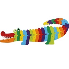 Puzzle abc crocodile