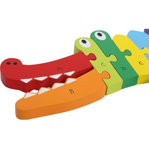 Puzzle abc crocodile