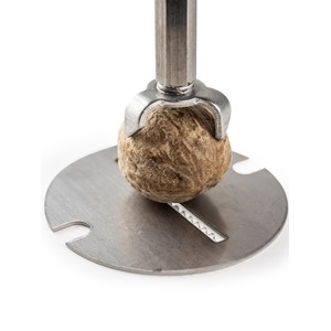 Madras moulin à muscade manuel en bois