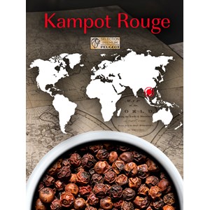 Kampot poivre rouge du cambodge, 60g -