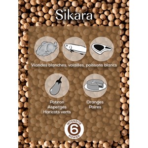 Sikara poivre blanc de madagascar, 60g
