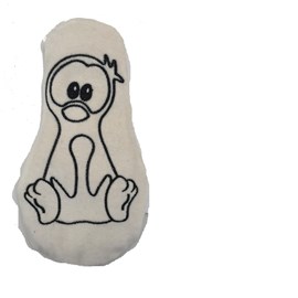 Pingouin tissu ecru