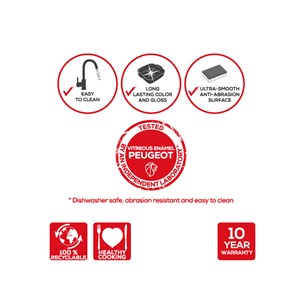 Appolia plat four céramique carré