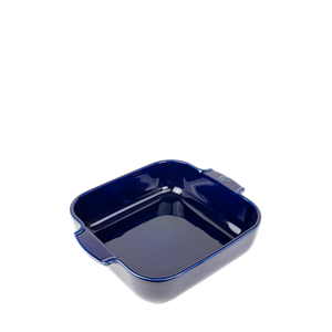 Appolia plat four céramique carré bleu