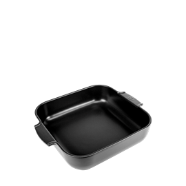 Appolia plat four céramique carré noir