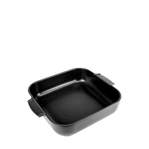 Appolia plat four céramique carré noir