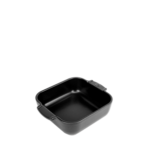 Appolia plat four céramique carré noir