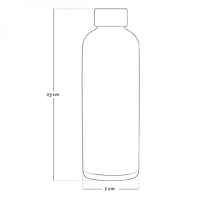 Gourde isotherme 500ml - noir