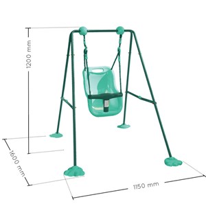 Balançoire bébé en métal 1 agrès