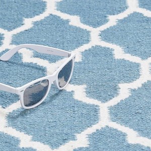 Tapis kilim 240x340 bleu