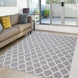 Tapis kilim 240x340 gris