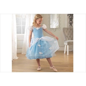 Déguisement princesse bleu fille 2-3 ans