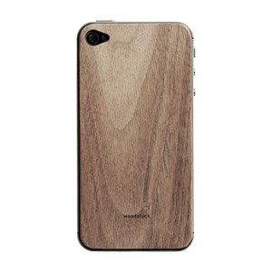 Coque iphone 4 4s en bois de noyer