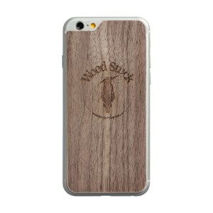 Coque iphone 6 6s en bois de noyer