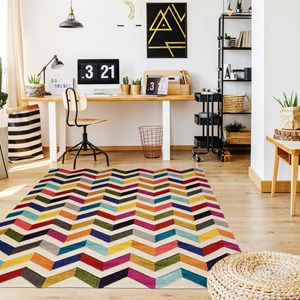 Tapis salon 40x60 multicolore