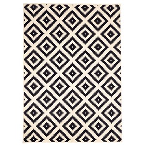 Tapis salon 140x200 noir