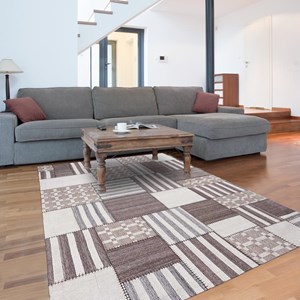 Tapis kilim 60x110 gris