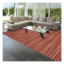 Tapis salon 60x110 rouge