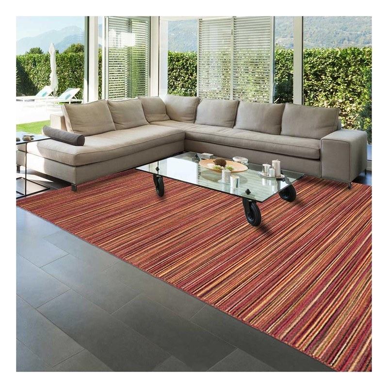 Tapis salon 60x110 rouge