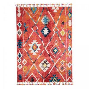Tapis berbère style 200x290 multicolore
