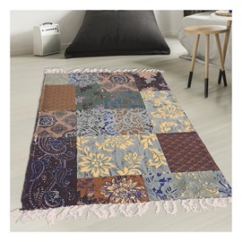 Tapis kilim 70x110 bleu