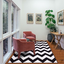 Tapis salon 80x150 noir