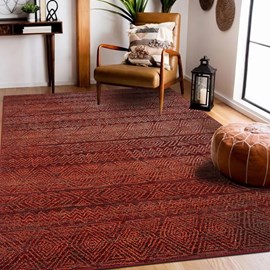 Tapis berbère style 120x170 rouge