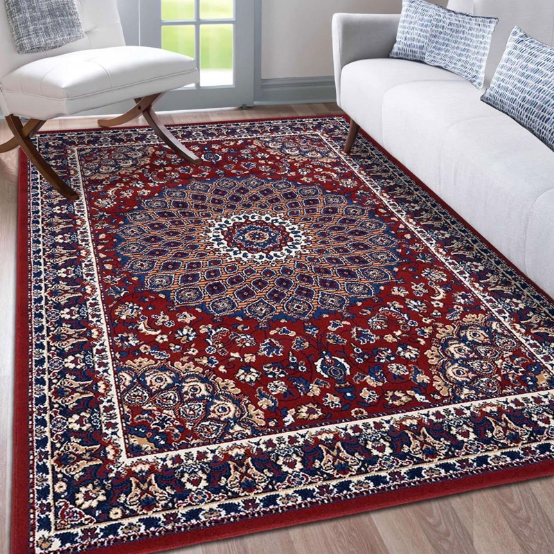 Tapis+orient+style+280x365+rouge