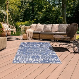 Tapis exterieur 160x230 bleu