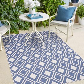 Tapis exterieur 80x150 bleu