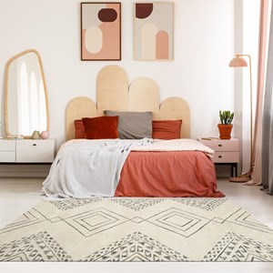 Tapis salon 160x230 beige